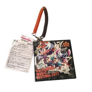 Tokyo Disneyland Halloween 2017 Music Festival Pass Case Stitch Mickey Chip Dale